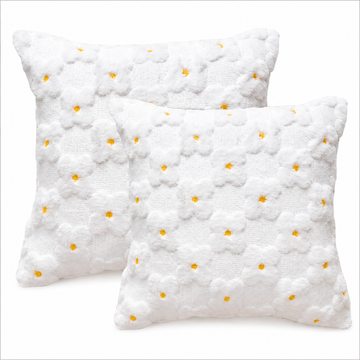 Blumen Kissenbezug 45x45 cm, Sofakissen Frühling Sommer Deko